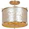 Metropolitan Sommers Bend 4-Light Fawn Gold Semi-Flush