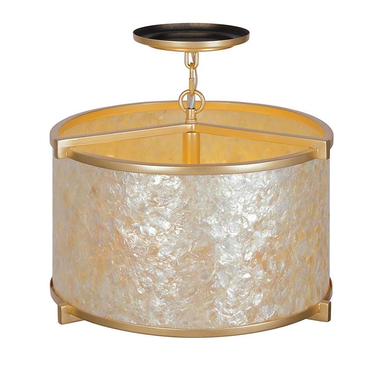 Image 3 Metropolitan Sommers Bend 4-Light Fawn Gold Semi-Flush more views