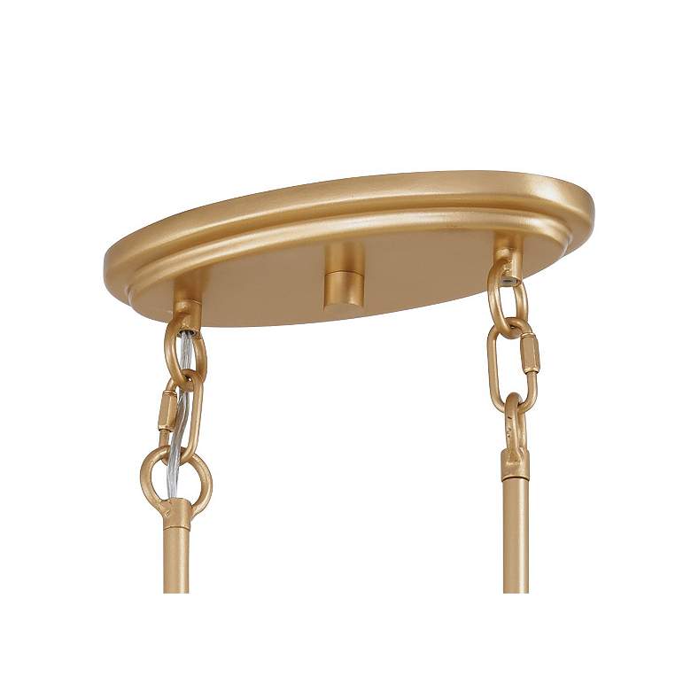 Image 5 Metropolitan Sommers Bend 5-Light 48-in Fawn Gold Island Chandelier more views