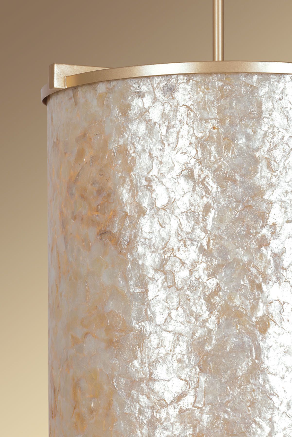 Image 3 Metropolitan Sommers Bend 6-Light Fawn Gold 15-in Foyer Pendant more views