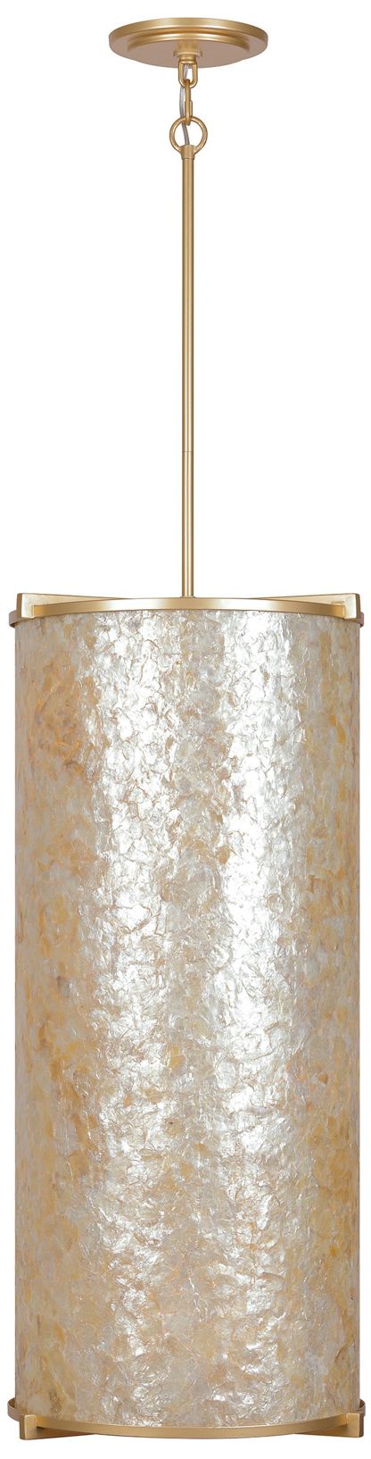 Image 4 Metropolitan Sommers Bend 6-Light Fawn Gold 15-in Foyer Pendant more views
