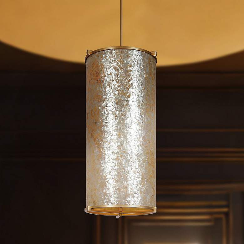 Image 1 Metropolitan Sommers Bend 6-Light Fawn Gold Foyer Pendant