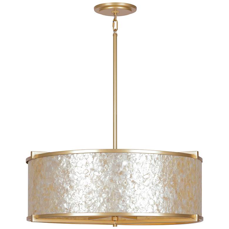 Image 2 Metropolitan Sommers Bend 6-Light Fawn Gold Pendant