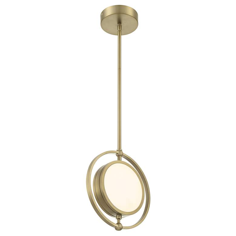 Image 5 Metropolitan Spectr LED 1-Light Soft Brass Mini Pendant more views