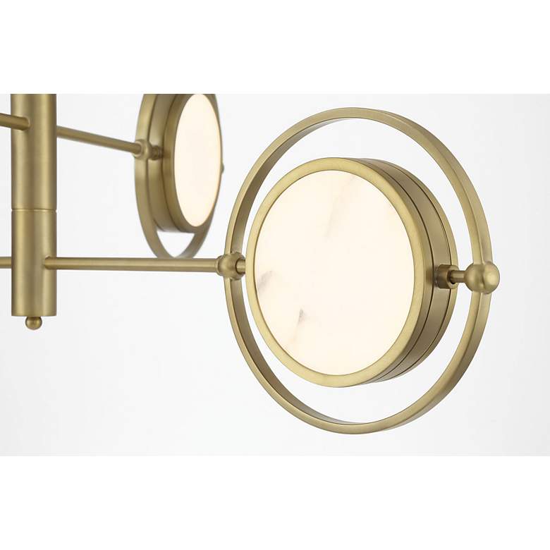 Image 5 Metropolitan Spectr LED 6-Light Soft Brass Chandelier more views