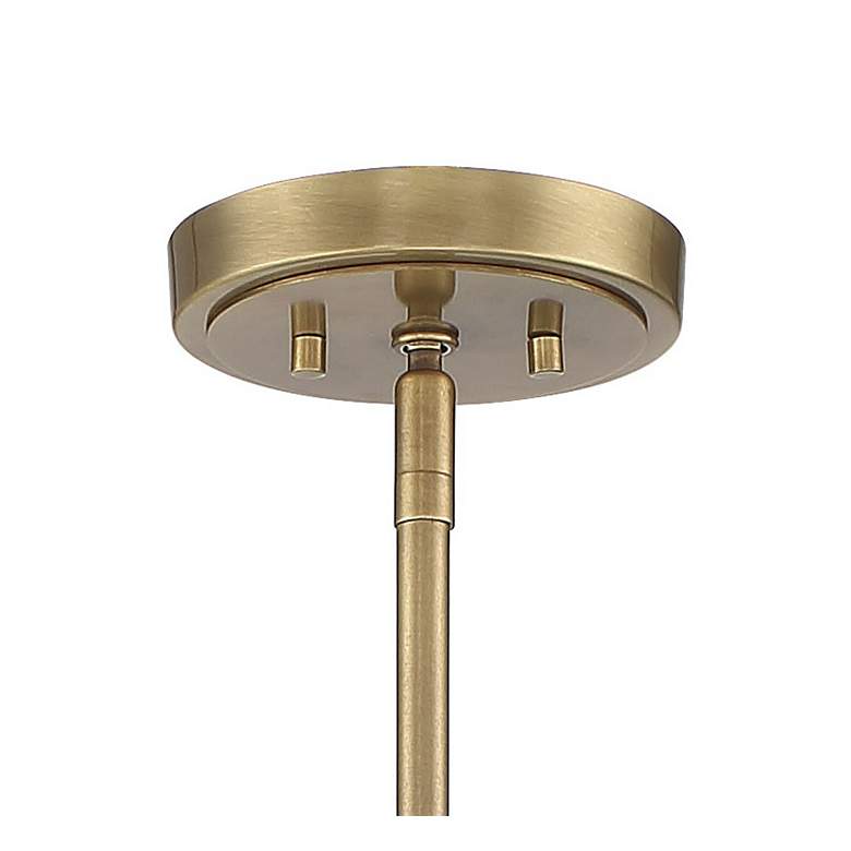 Image 2 Metropolitan Splendour 5-Light 24.38-in Aged Antique Brass Indoor Pendant more views