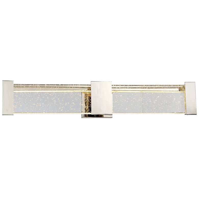 Image 1 Metropolitan Stellaris 30"W Polished Nickel LED Bath Light