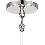 3_Metropolitan Sutton 4-Light 24.38-in Polish Nickel Pendant with Silk Shade more views