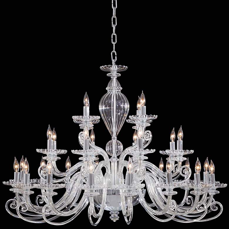 Image 1 Metropolitan Traditional 41 inch Wide Clear Glass Chandelier