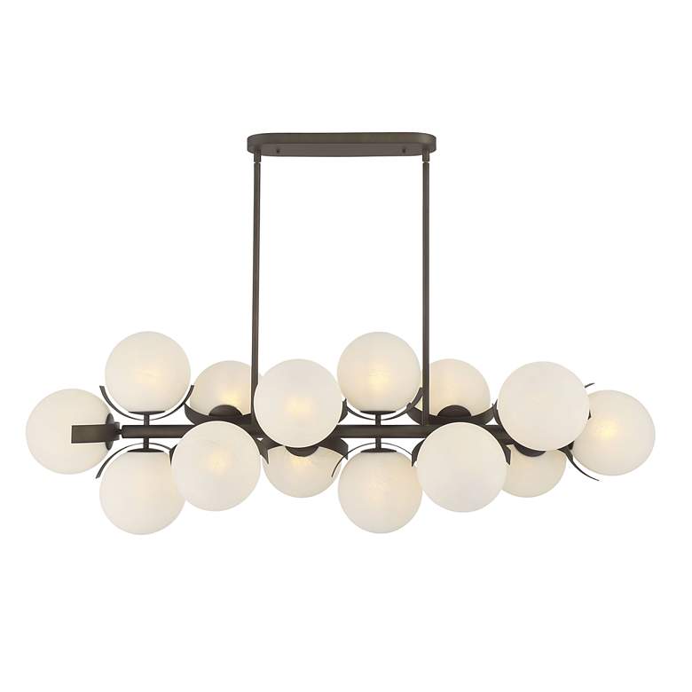 Image 3 Metropolitan Vino 14-Light 17.5-in Dark Bronze Indoor Island Chandelier more views