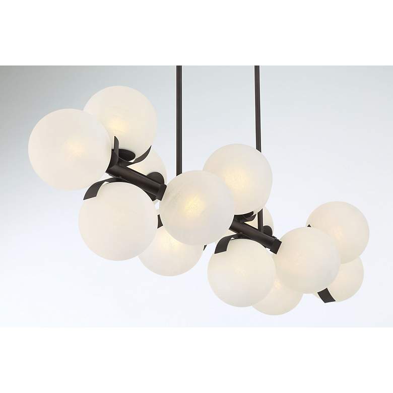 Image 5 Metropolitan Vino 14-Light 17.5-in Dark Bronze Indoor Island Chandelier more views