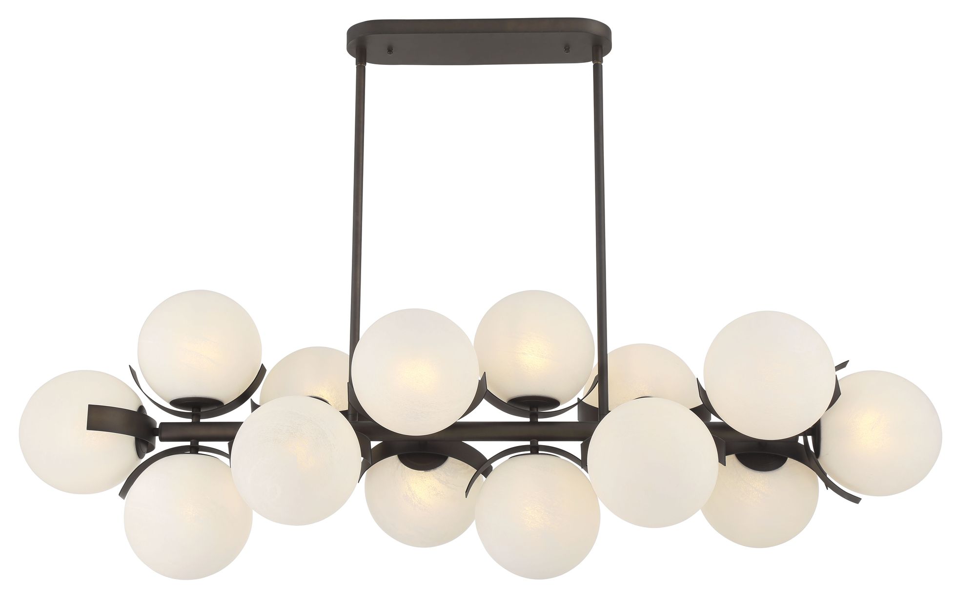Metropolitan Vino 14-Light 17.5-in Dark Bronze Indoor Island Chandelier