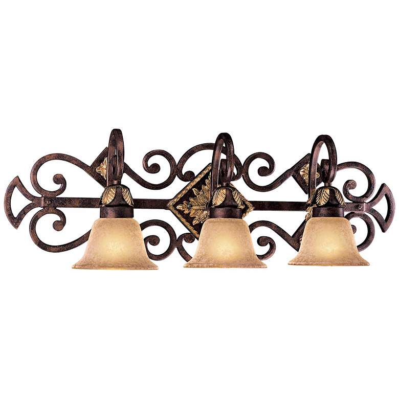 Image 1 Metropolitan Zaragoza 32" Wide Bathroom Wall Light