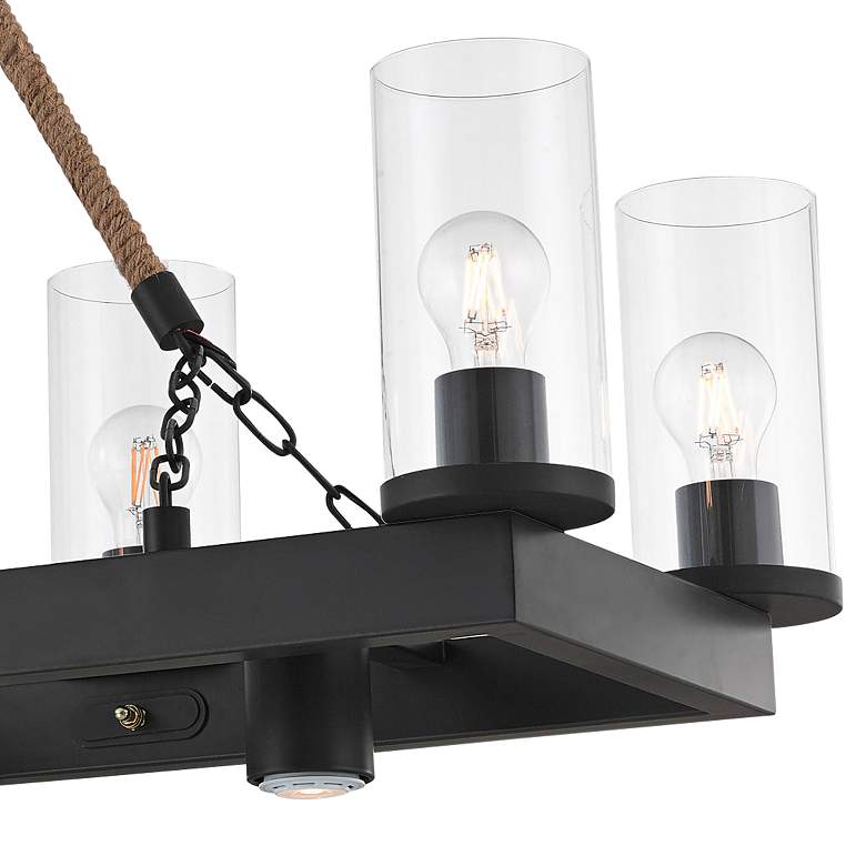 Image 3 Metuchen 44" Wide Bronze Kitchen Island Light Chandelier more views