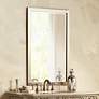5_Metzeo French Brass 22" x 33" Rectangular Wall Mirrors Set of 2 more views