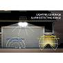 Metzer 5 1/4" High White Solar 2-Light LED Flood Spot Light