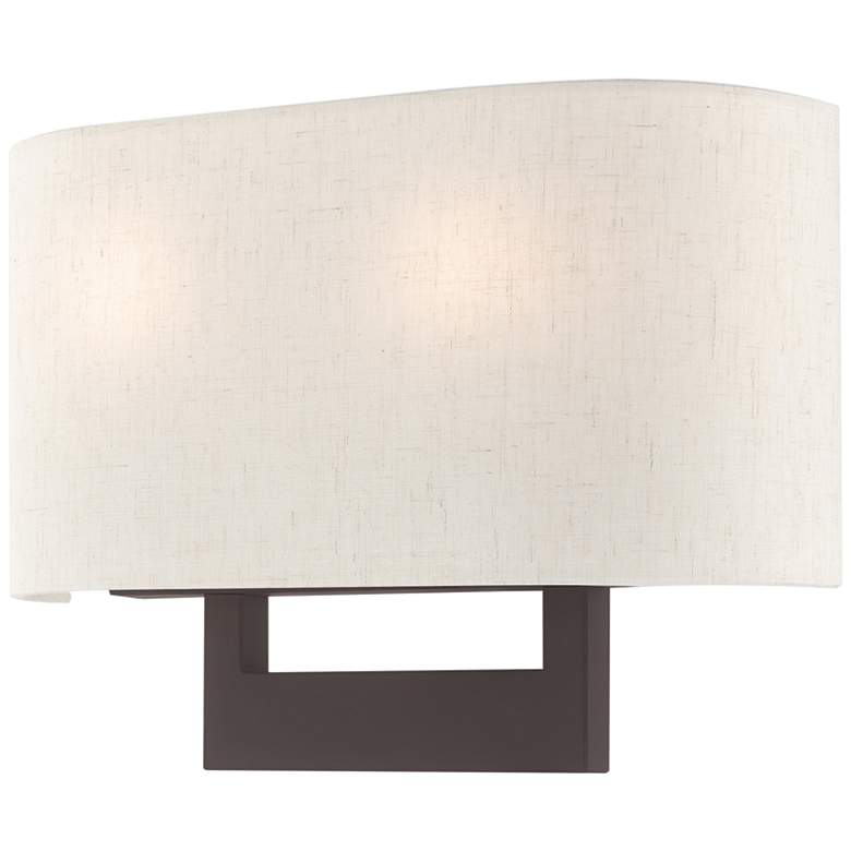 Image 5 Metzler 9 1/2" High Bronze 2-Light Wall Sconce more views