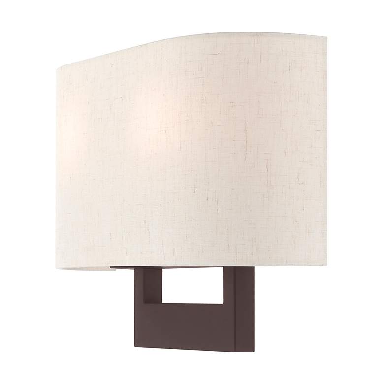 Image 7 Metzler 9 1/2" High Bronze 2-Light Wall Sconce more views