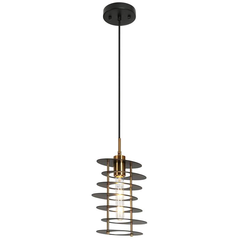 Image 1 Meubelkonst 1-Light Black Gold Pendant Light
