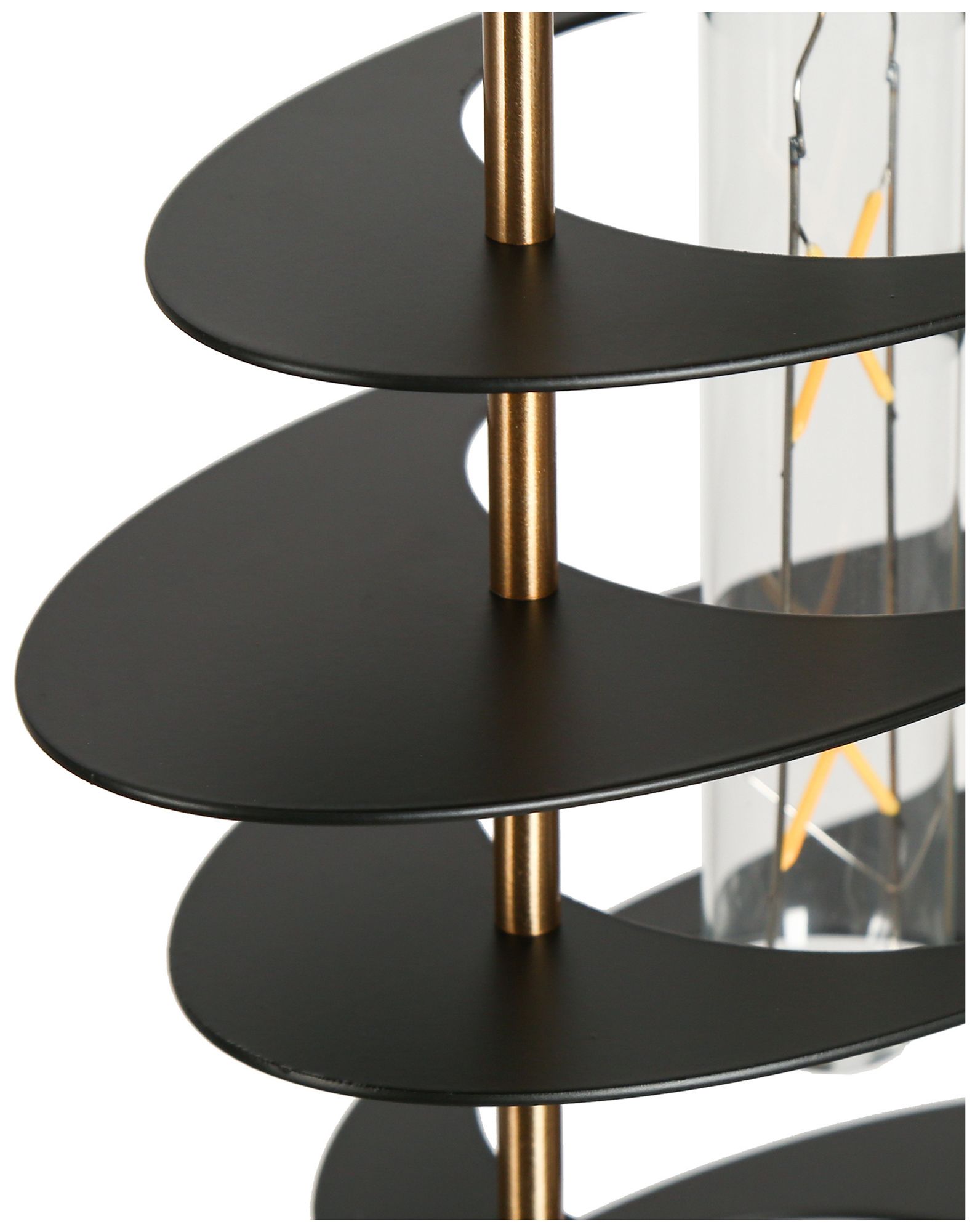 Meubelkonst 1-Light Black Gold Pendant Light