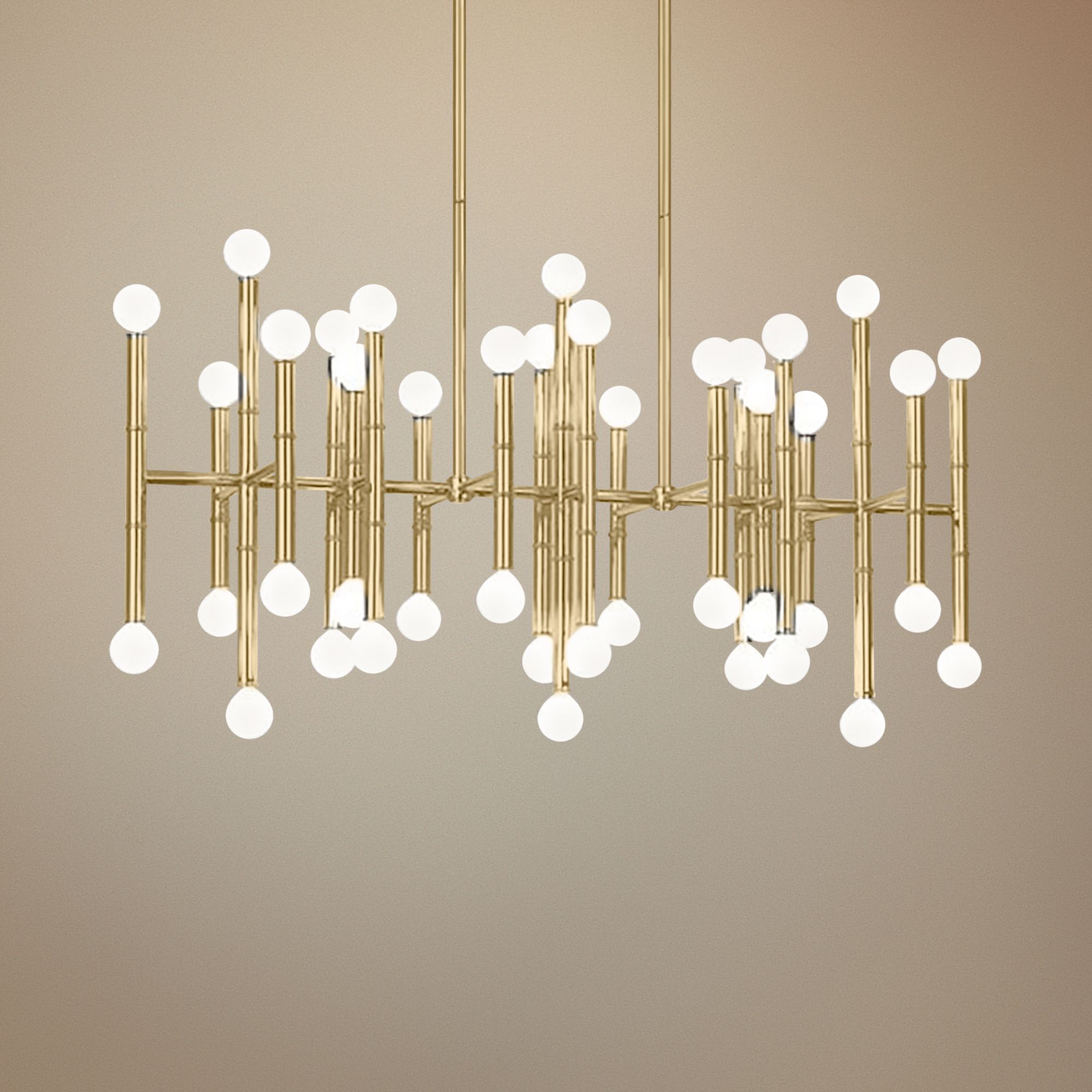 modern brass light fixture