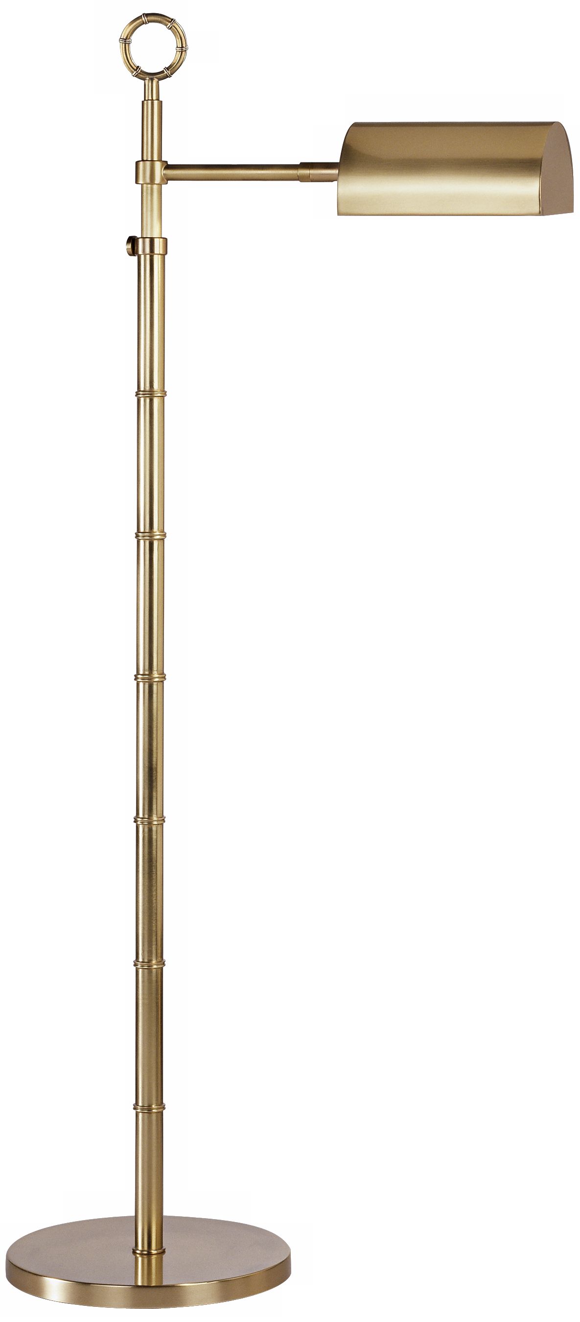 contemporary brass floor lamp