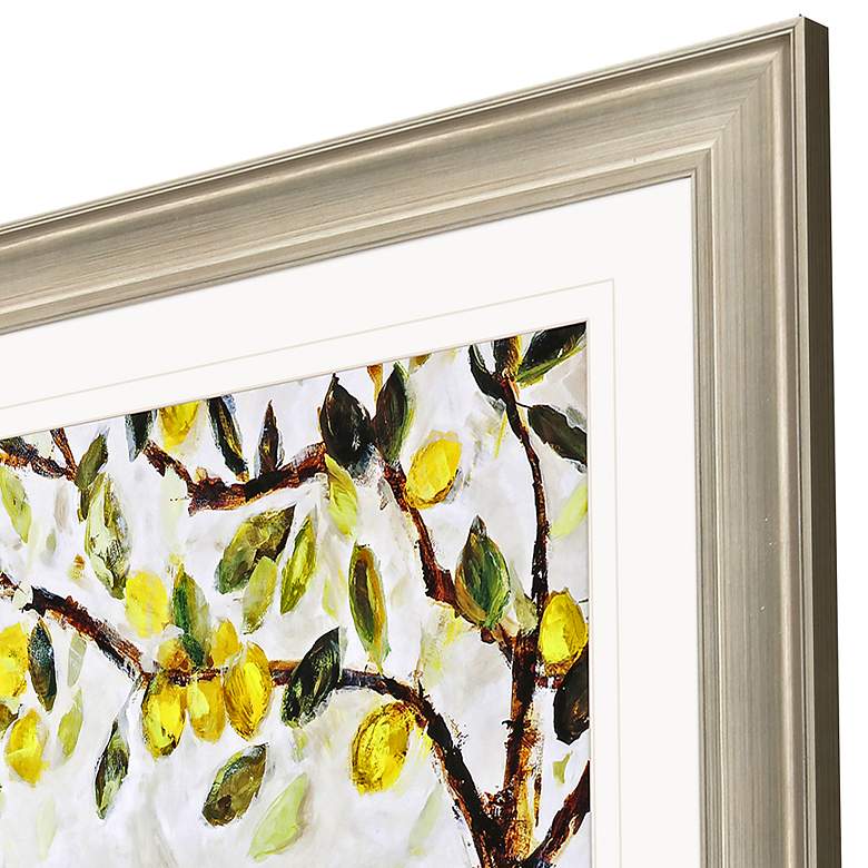 Image 2 Meyer Lemon Tree 48" High Rectangular Giclee Framed Wall Art more views