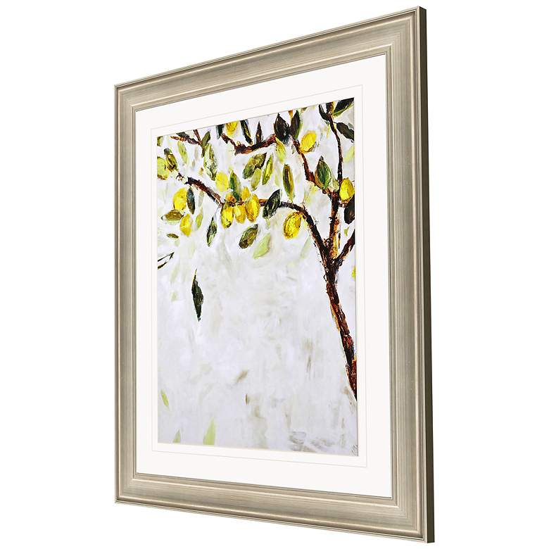 Image 3 Meyer Lemon Tree 48" High Rectangular Giclee Framed Wall Art more views
