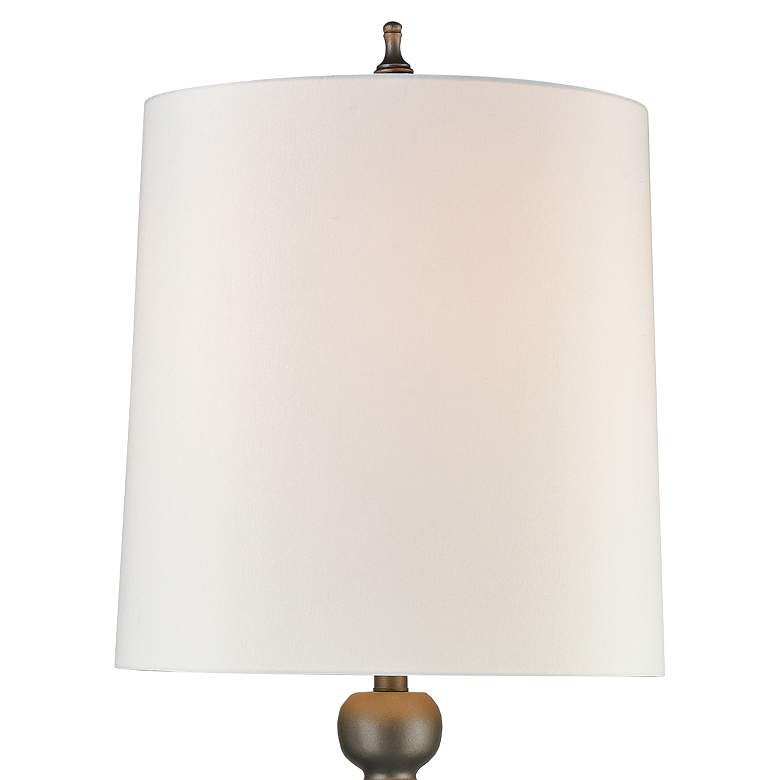 Image 2 Meymac Matte Pewter Stacked Balls Floor Lamp more views