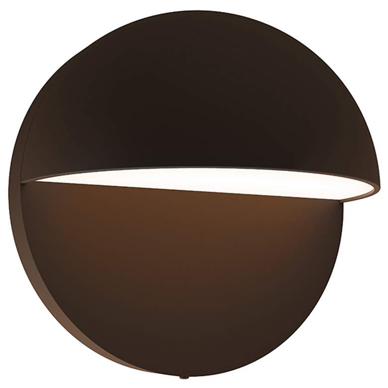 Image 1 Mezza Cupola 5 inch LED Sconce - Textured Bronze