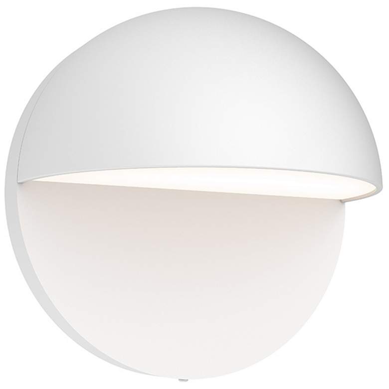 Image 1 Mezza Cupola 5 inch LED Sconce - Textured White