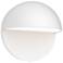 Mezza Cupola 5" LED Sconce - Textured White