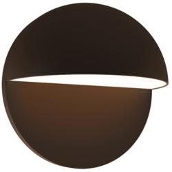 Mezza Cupola&#8482; 8&quot; High Bronze LED Outdoor Wall Light