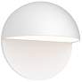 Mezza Cupola&#8482; 8" High White LED Outdoor Wall Light