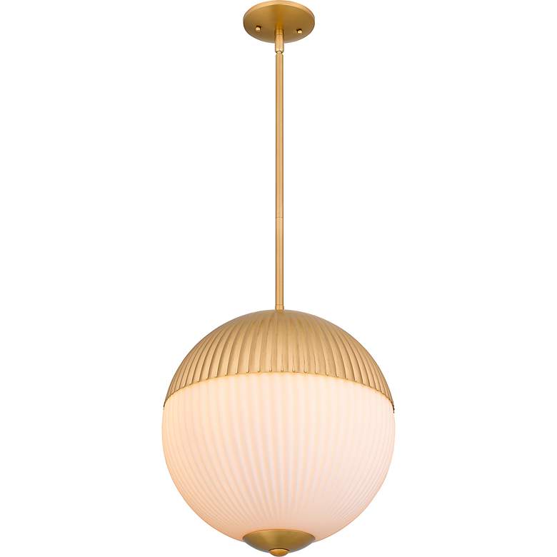 Image 5 Mia 2-Light Brushed Gold Pendant Light more views