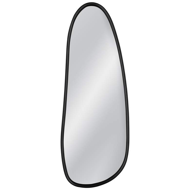 Image 1 Mia 24" x 63" Glossy Black Wall Mirror