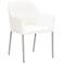 Mia Alabaster Soft Top Grain Leather Dining Chair