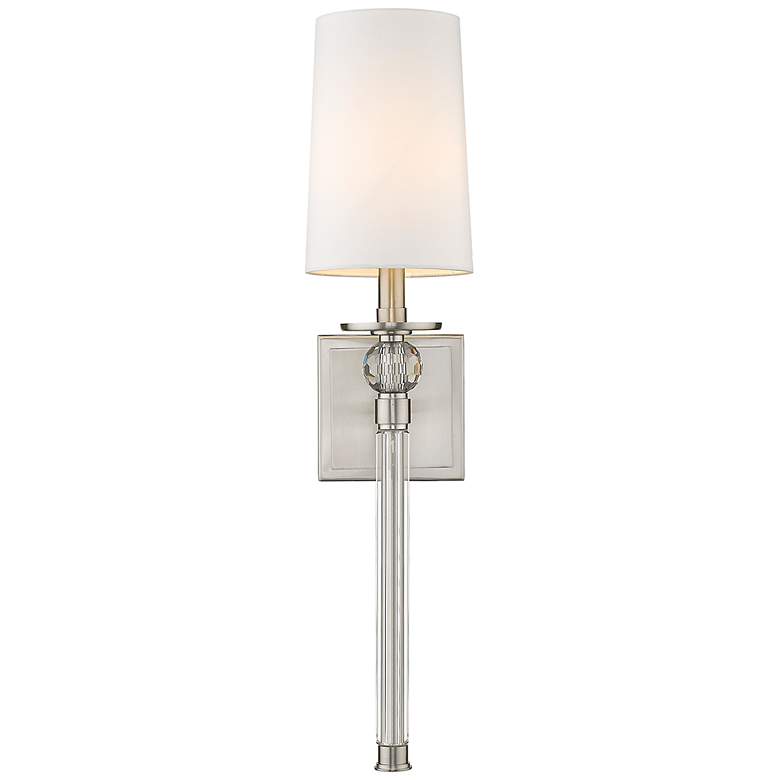 Image 3 Mia by Z-Lite Brushed Nickel 1 Light Wall Sconce more views
