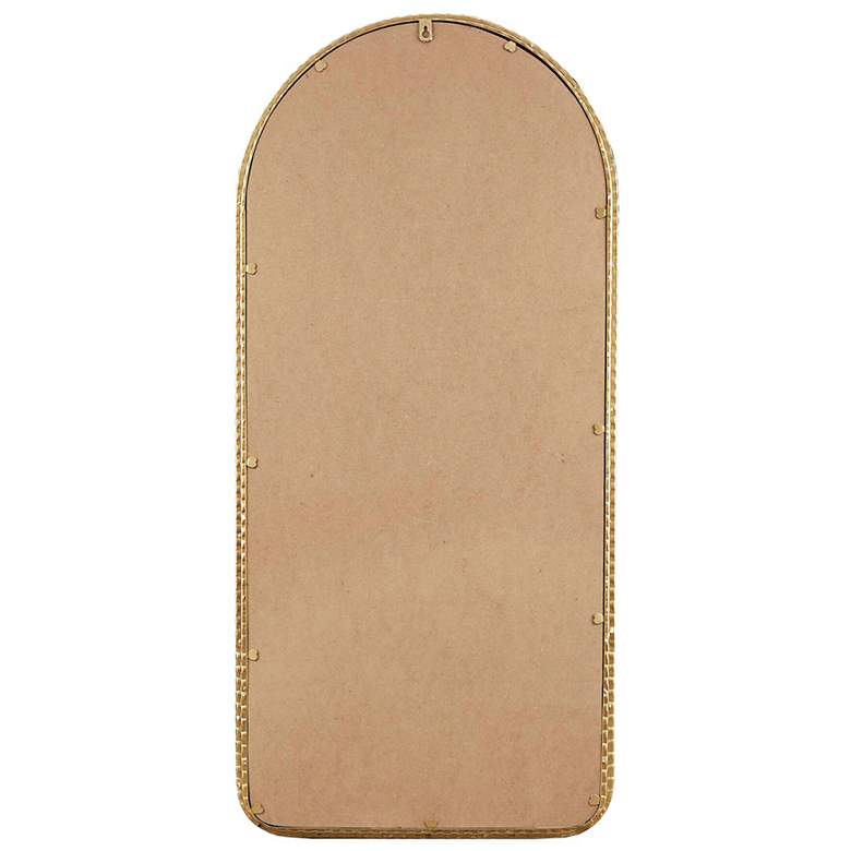 Image 7 Mia Gold 20" x 45" Arch Wall Mirror more views