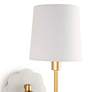 Thumbnail3 of Mia Natural Brass Hardwire Swing Arm Wall Lamp more views