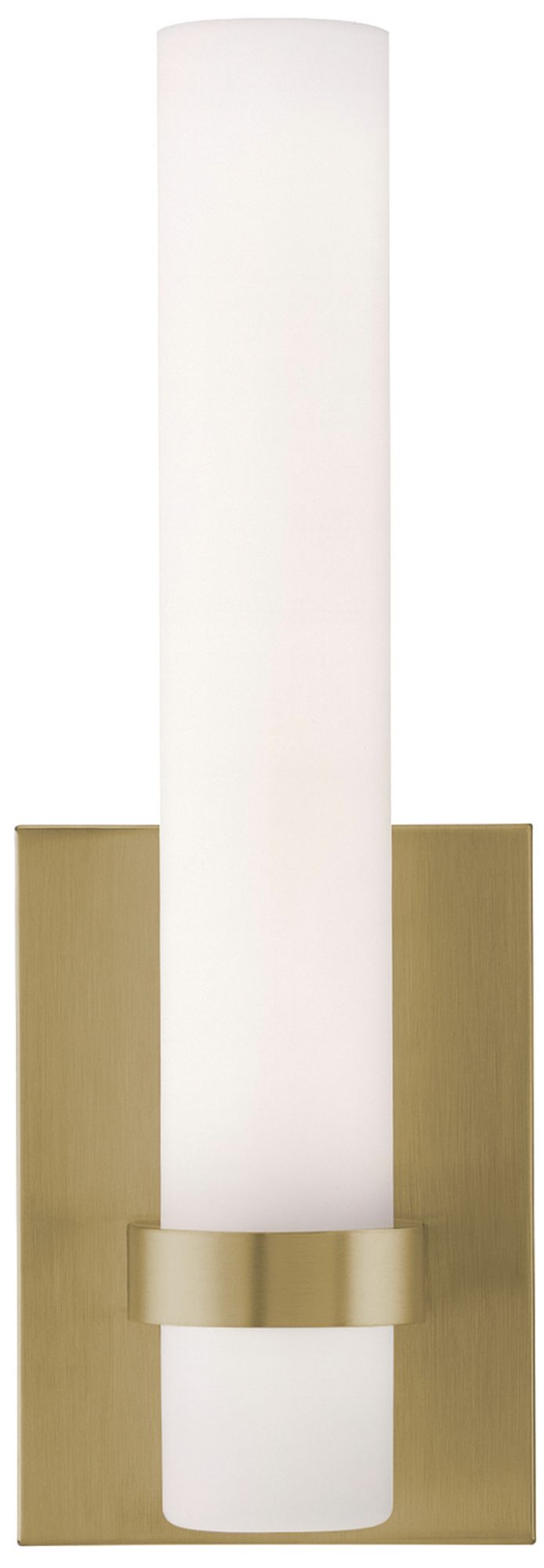 Image 2 Miami 13" High Light Antique Brass LED Sconce