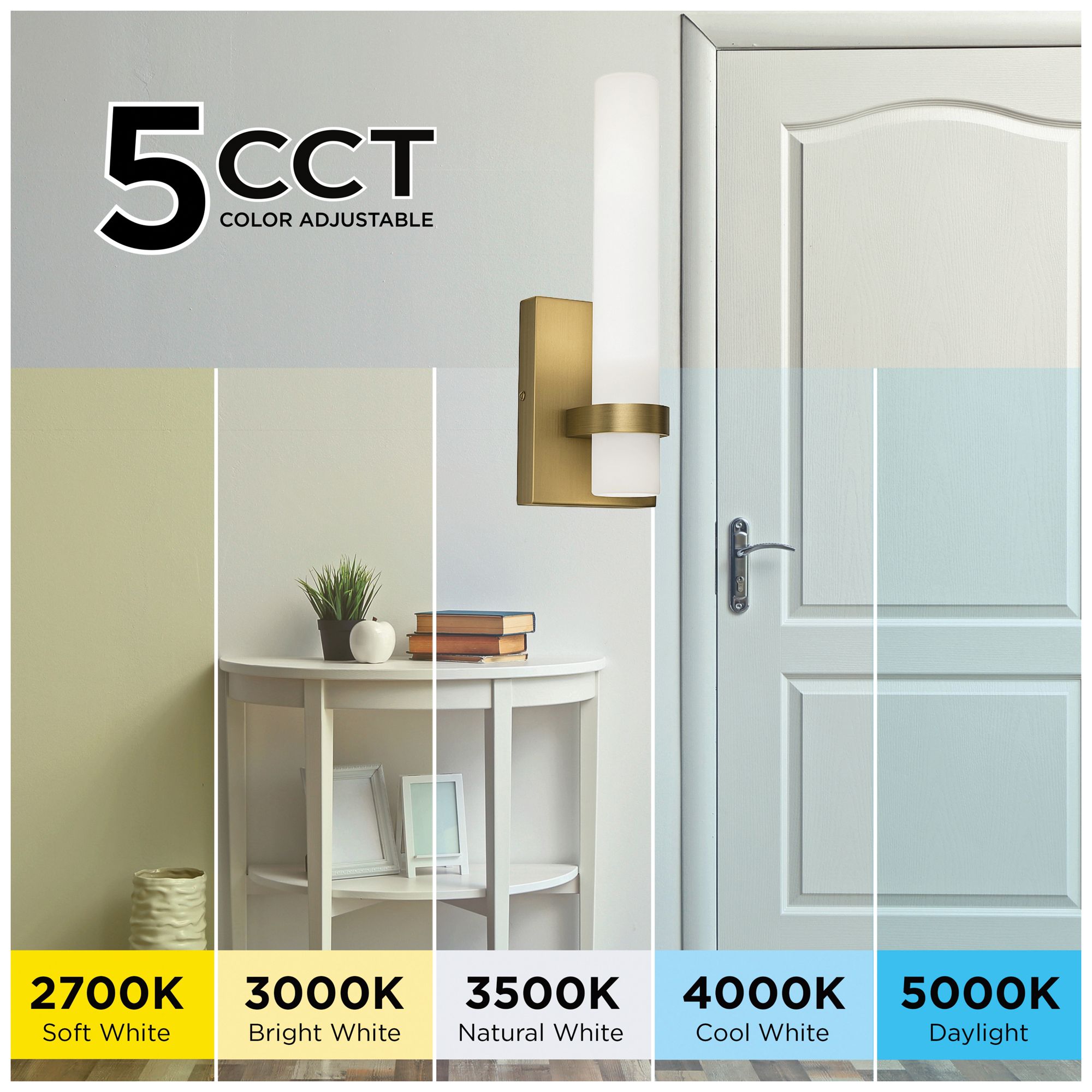 Image 6 Miami 13" High Light Antique Brass LED Sconce more views