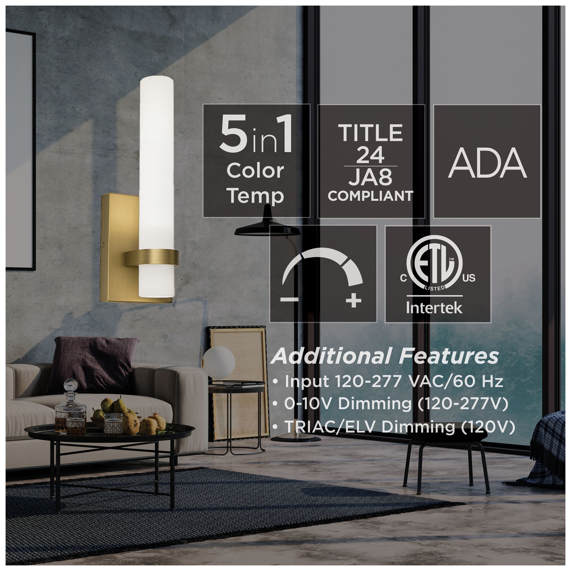 Image 7 Miami 13" High Light Antique Brass LED Sconce more views