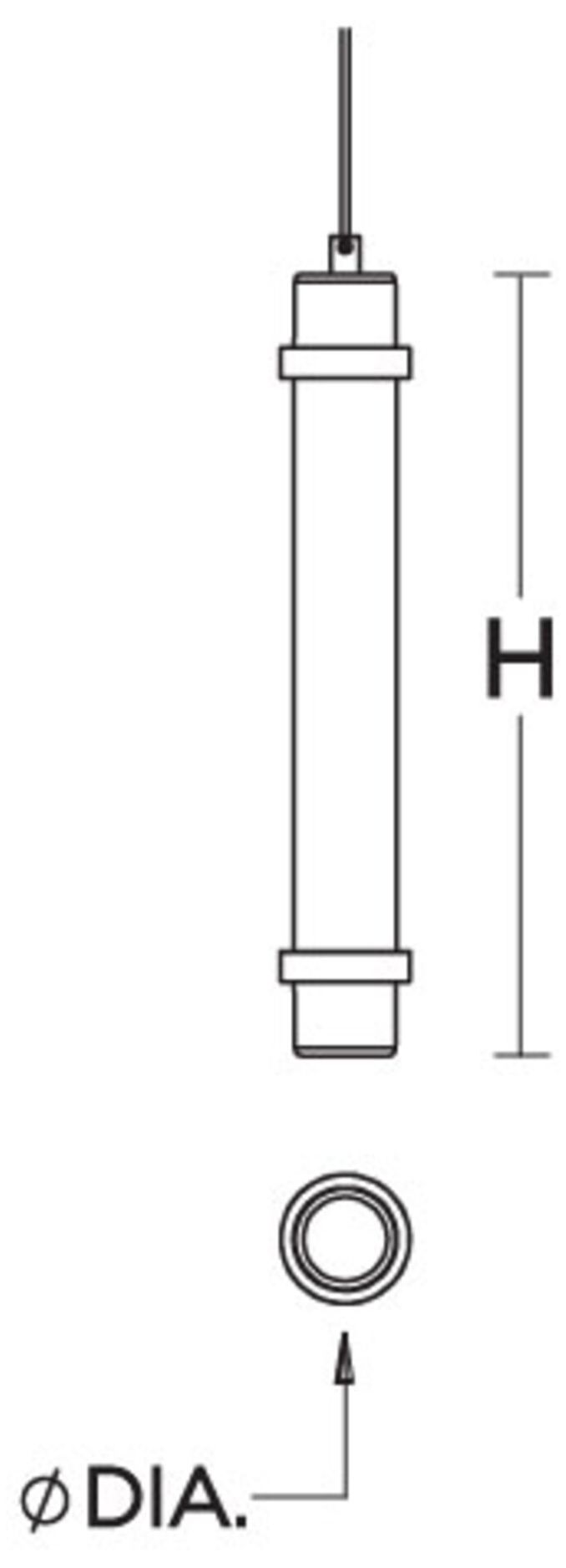 Miami 15" High Polished Chrome LED Pendant