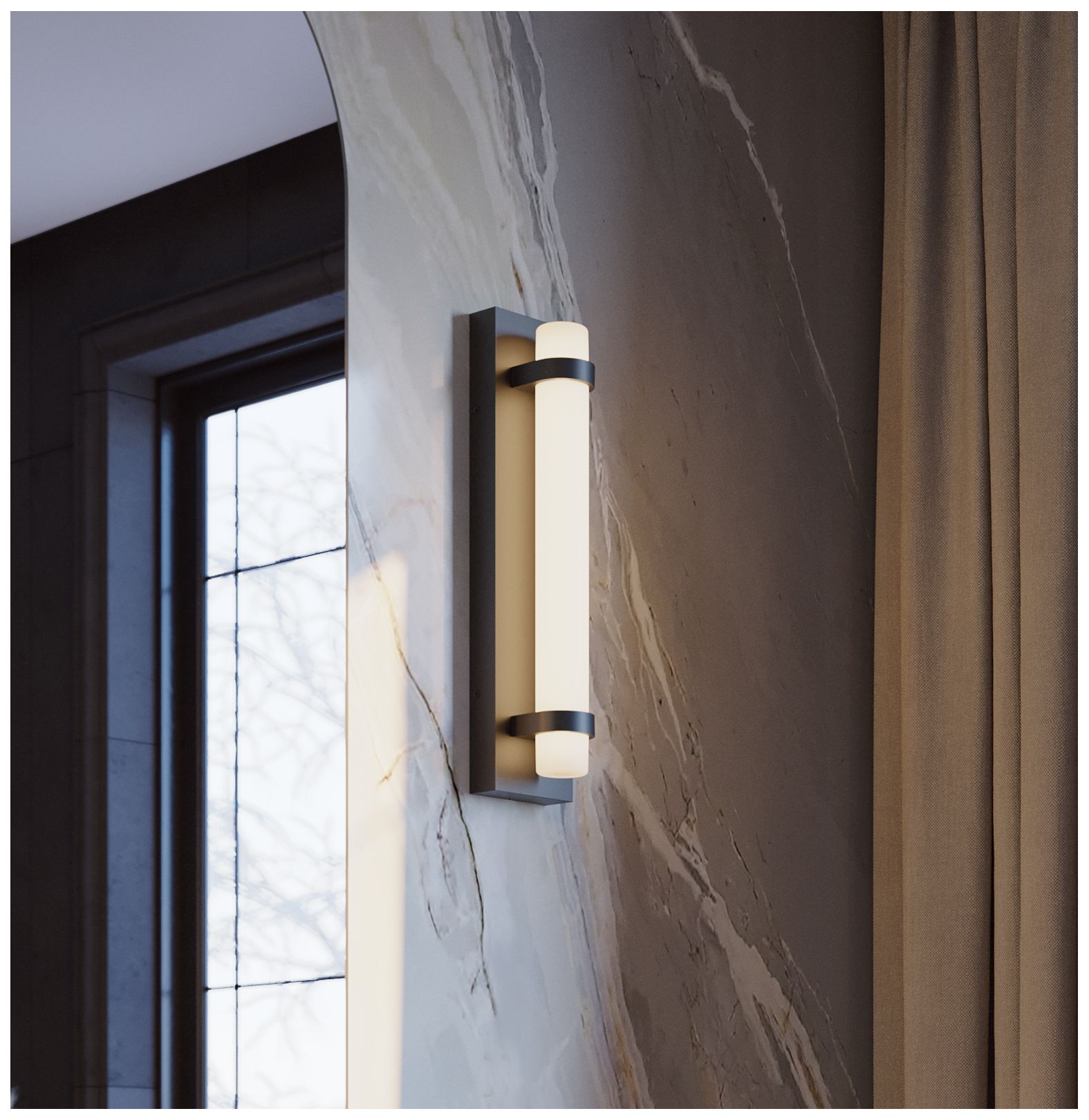 Image 5 Miami 18" Wide Black LED Vanity more views