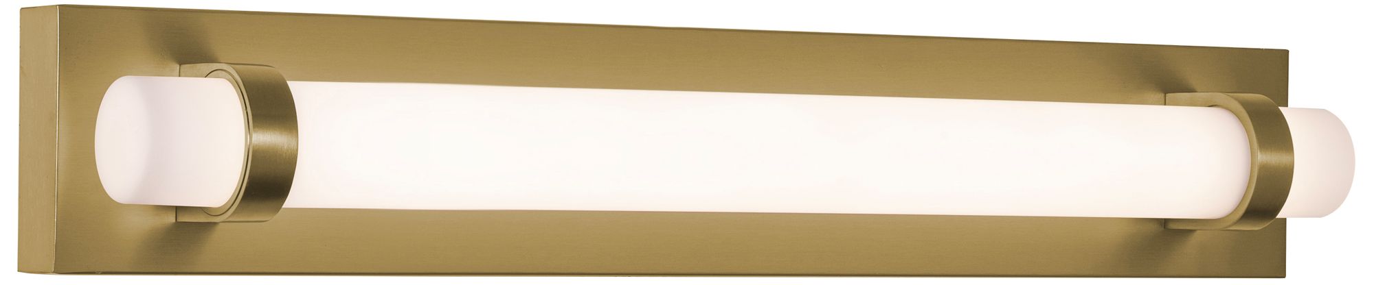 Image 2 Miami 24" Wide Light Antique Brass LED Vanity more views