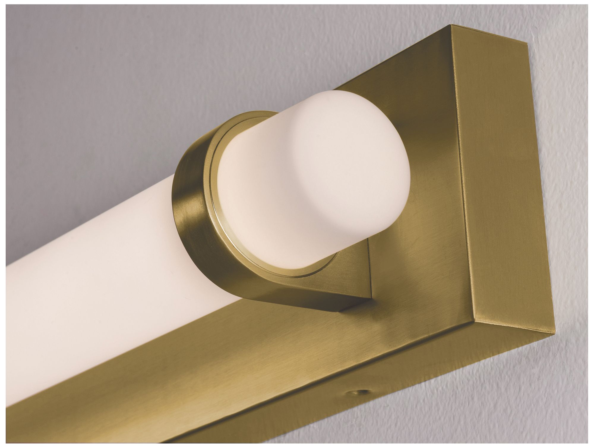 Image 4 Miami 24" Wide Light Antique Brass LED Vanity more views