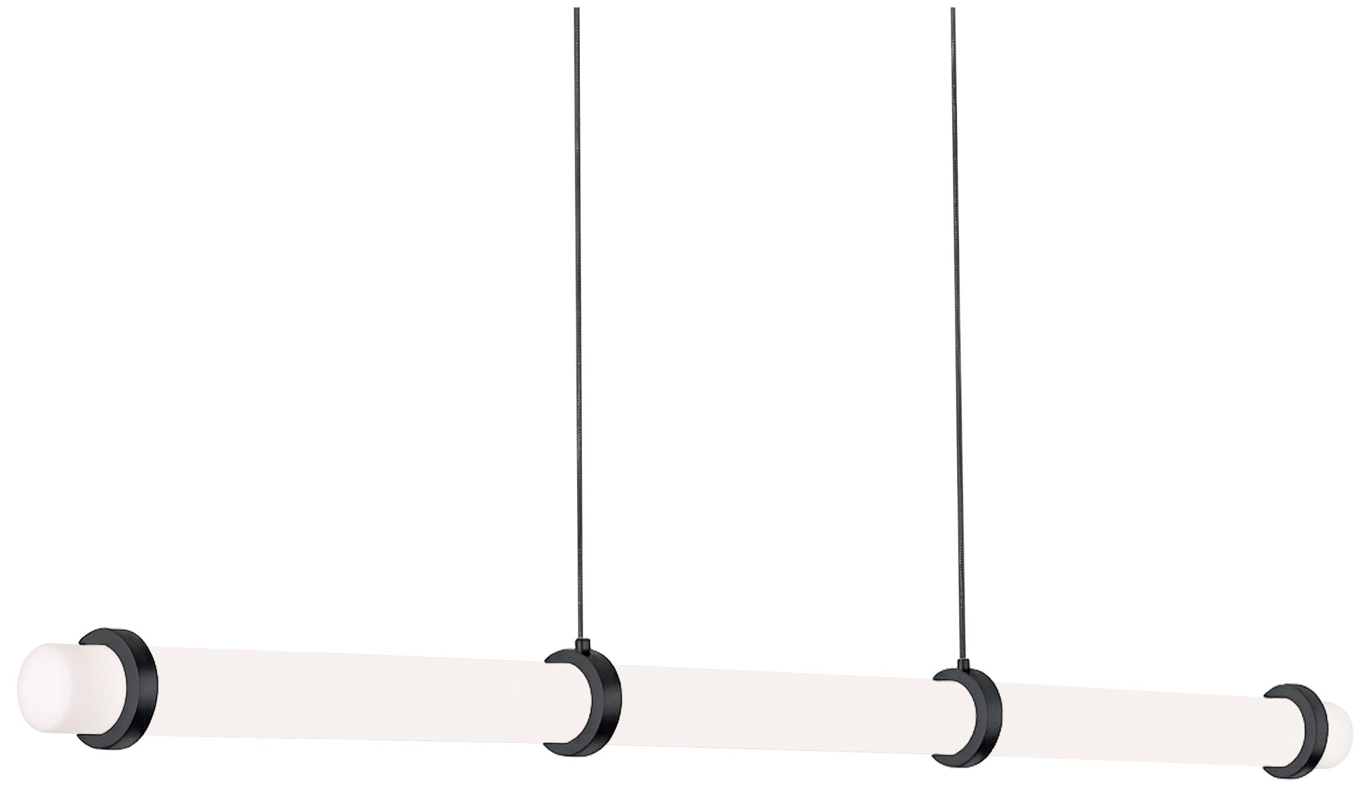 Thumbnail2 of Miami 48" Wide Black LED Linear Pendant more views