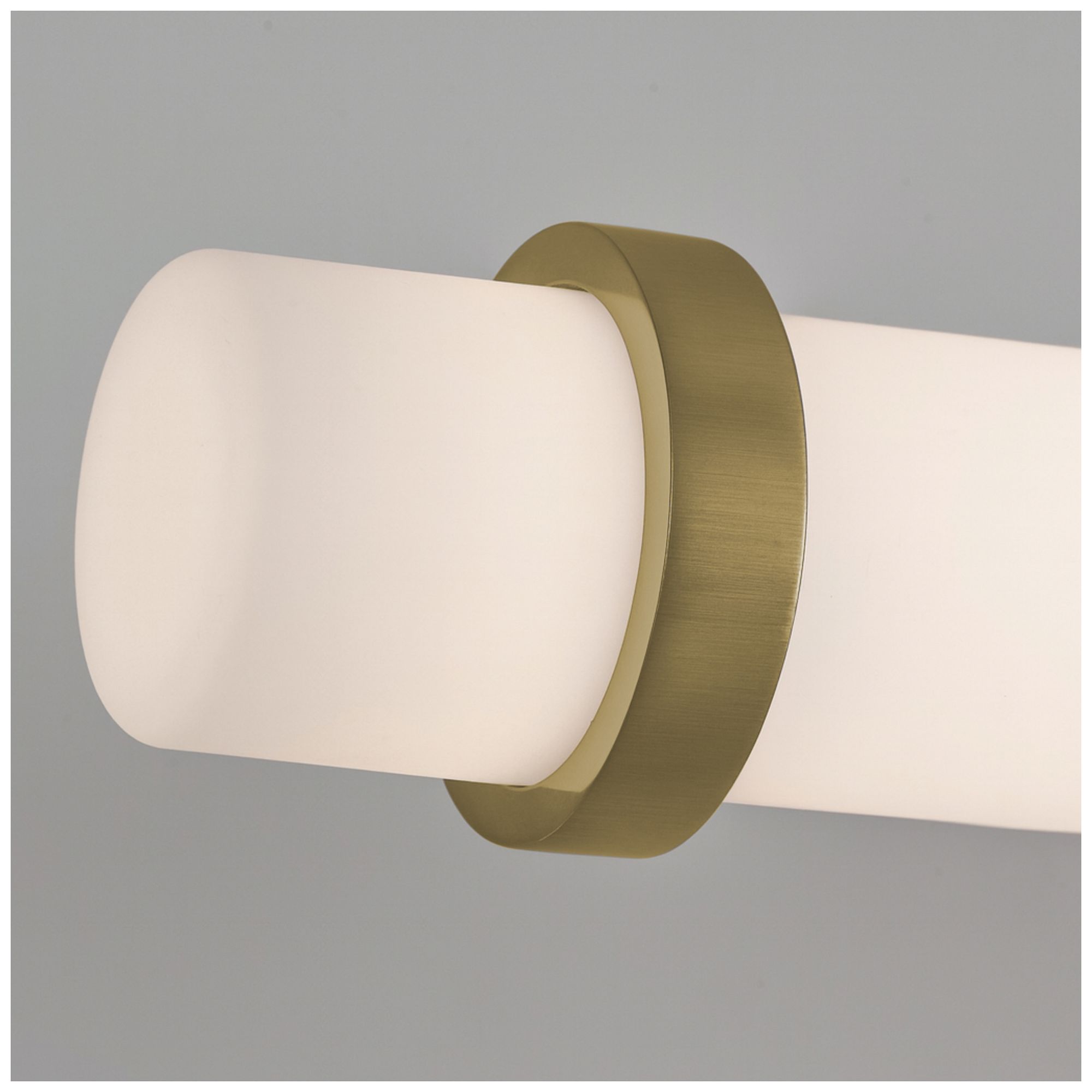 Miami 48" Wide Light Antique Brass LED Linear Pendant