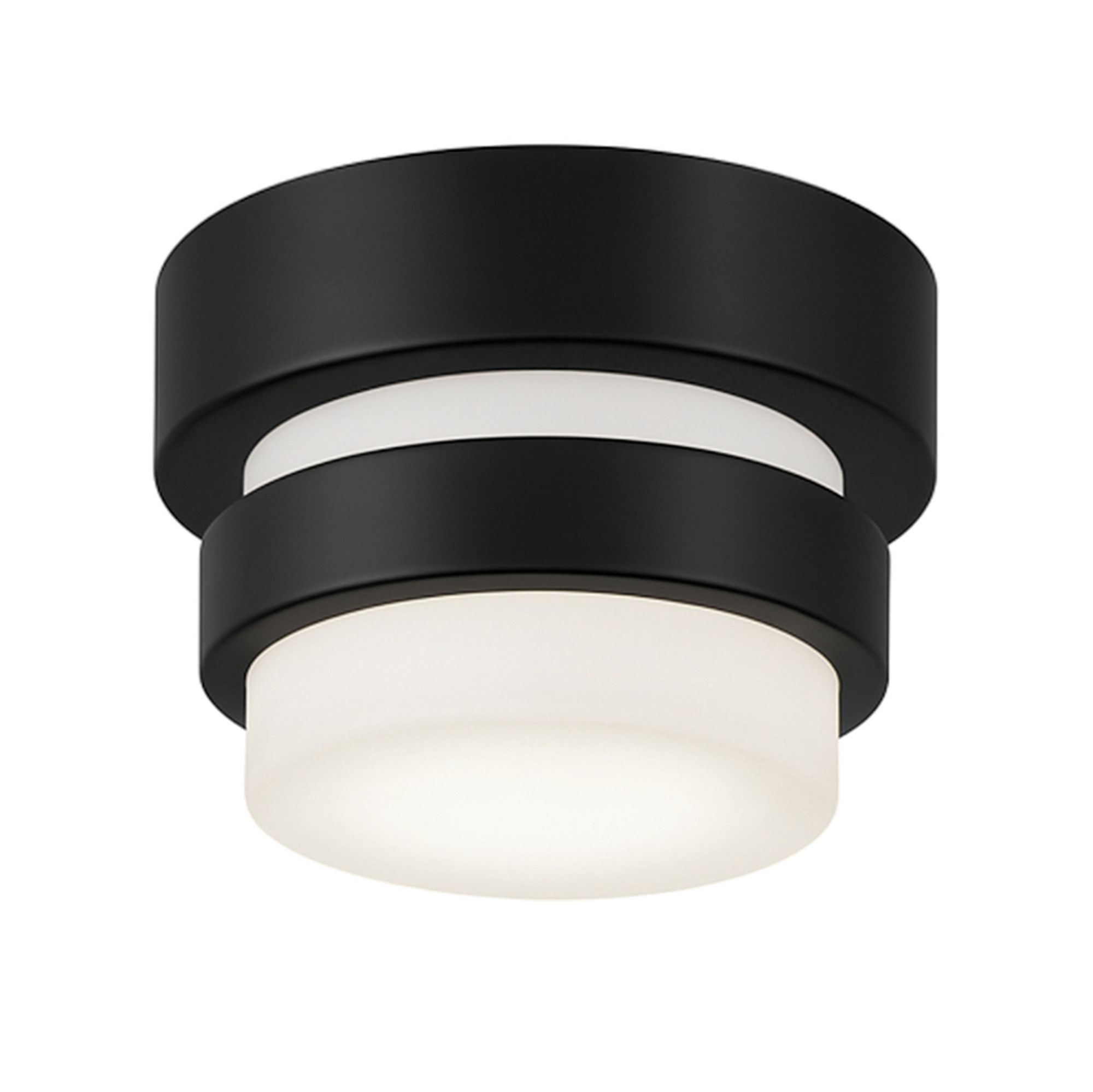 Miami 5" Wide Black LED Flush Mount